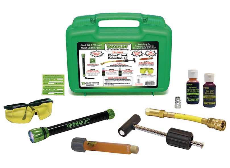 Optimax Jr./EZJect Complete Leak Detection Kit Mass Transit
