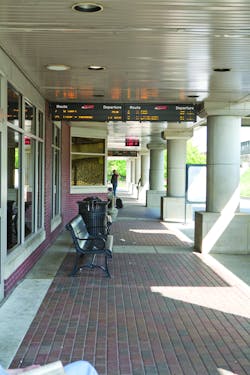 STOPwatch@theStop allows riders to see the exact minutes until their bus arrives at the Illinois Terminal Building.