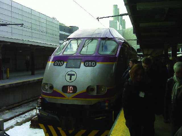 In February of this year, MBTA debuted a new diesel-electric locomotive, one of two trains purchased from the Utah Transit Authority, and marks the first time in more than two decades that new locomotives will join the MBTA&rsquo;s commuter rail fleet.