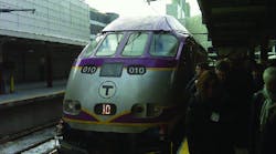 In February of this year, MBTA debuted a new diesel-electric locomotive, one of two trains purchased from the Utah Transit Authority, and marks the first time in more than two decades that new locomotives will join the MBTA&rsquo;s commuter rail fleet.