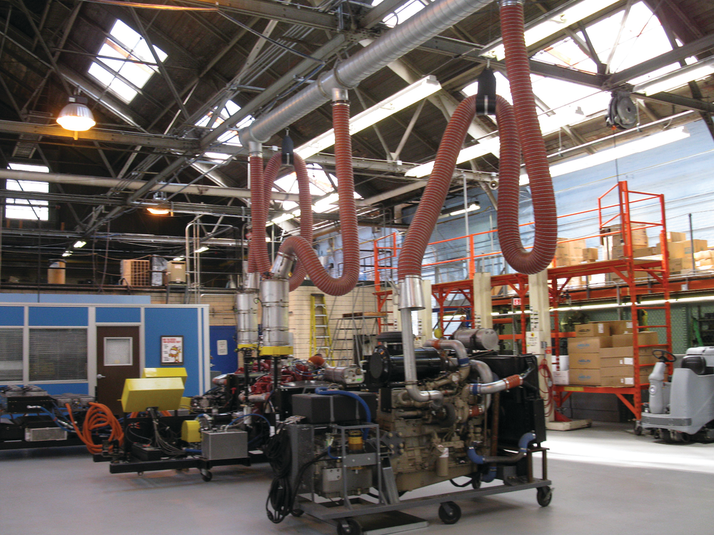 New bus engines with extremely high temperature exhausts are causing maintenance directors to rethink their existing vehicle exhaust systems.