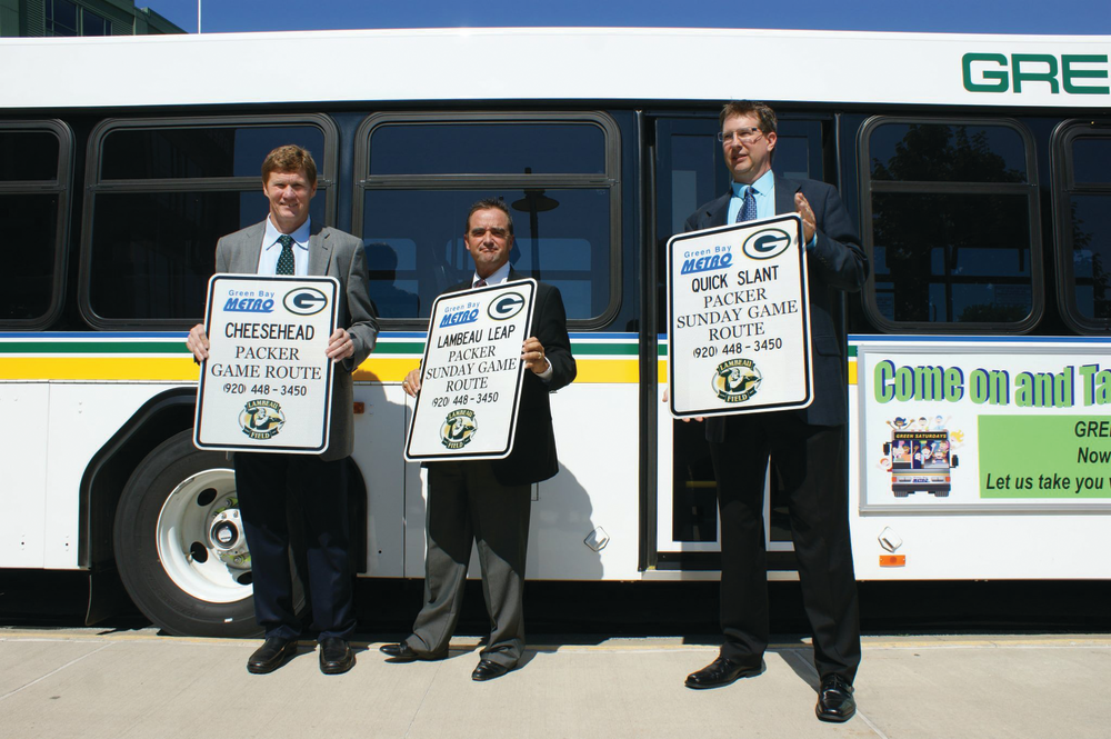 Green Bay Metro Partners With The City Of Green Bay And The Green Bay Packers Mass Transit