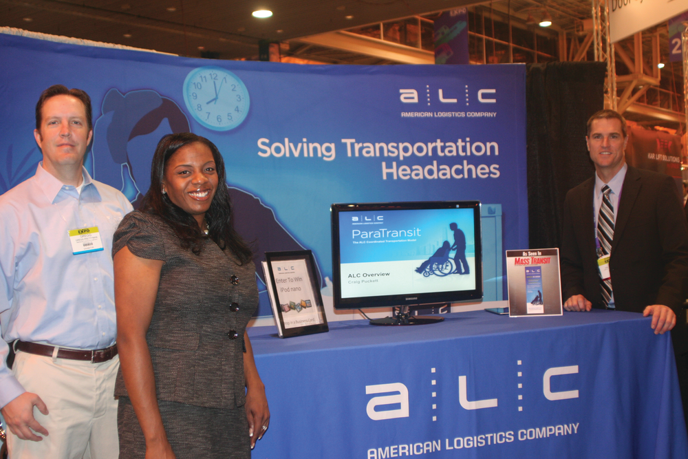 Left to right, ALC's Director of Marketing Gregg Prettyman, Director, Business Development Jennille Logan and President Craig Puckett.