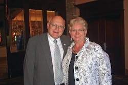 Bill and his wife Barbara at Afternoon Tea on Sunday at APTA&apos;s Expo.
