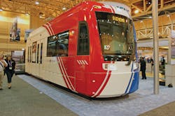 The recently introduced Siemens streetcars are based on the S70 light rail vehicle platform. The recently introduced Siemens streetcars are based on the S70 light rail vehicle platform.