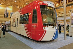 The recently introduced Siemens streetcars are based on the S70 light rail vehicle platform.