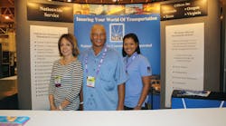 From left: Antoinette Diaz Modrok, President and COO; Herman L. Ross II, CFO; Katrina L. Simkins, Senior Vice President at the National Insurance Consultants Incorporated booth #1167.