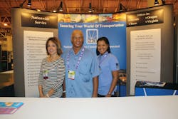 From left: Antoinette Diaz Modrok, President and COO; Herman L. Ross II, CFO; Katrina L. Simkins, Senior Vice President at the National Insurance Consultants Incorporated booth #1167.