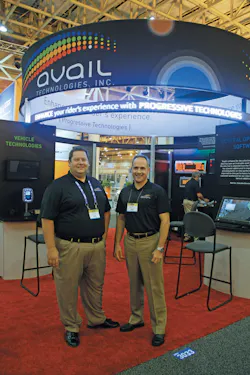 From left: Avail Technologies Inc. President & CEO Dorsey E. Houtz and VP of Customer Relations G. Rick Spangler at the Avail Technologies booth #3033.