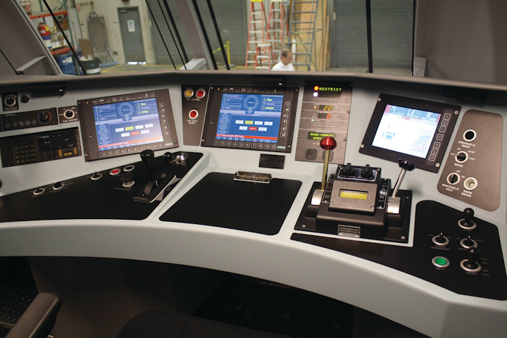 Amtrak Engineers Test Electric Locomotive Mock-Up At Siemens Plant in ...