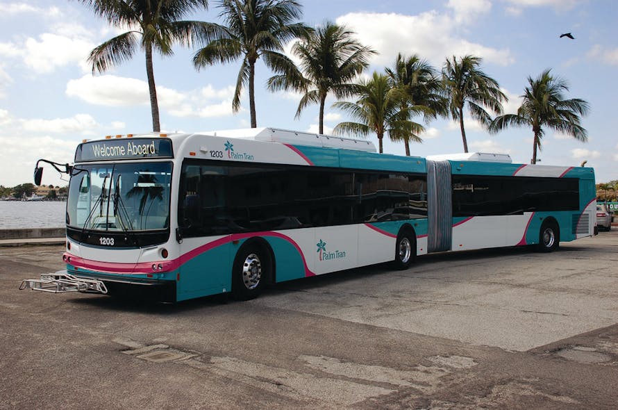 Palm Tran Articulated Buses in Service April 16 Mass Transit