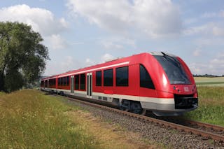 Alstom Transport Coradia Lint train.