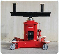 Stertil-Koni has developed a free-standing rolling pit jack with a capacity of 30,000 lbs. Stertil-Koni has developed a free-standing rolling pit jack with a capacity of 30,000 lbs.