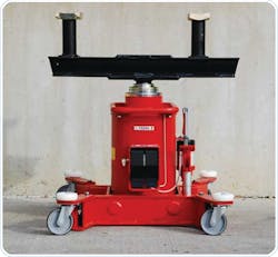 Stertil-Koni has developed a ROLLING PIT JACK with a capacity of 31,000 lbs.