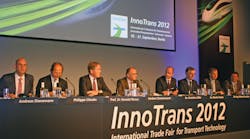 At the InnoTrans 2012 opening press conference, industry leaders shared an overview of the global rail market.