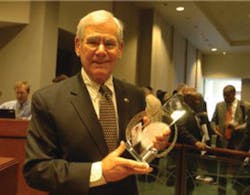 Rod Diridon was presented with the Lifetime Achievement Award. This award is presented to individuals who have spent years dedicated to improving transportation options in America. Rod Diridon was presented with the Lifetime Achievement Award. This award is presented to individuals who have spent years dedicated to improving transportation options in America.