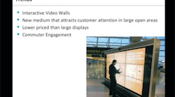Digital signs within transit stations are ecoming more interactive in order to engage customers and create sales. Digital signs within transit stations are ecoming more interactive in order to engage customers and create sales.