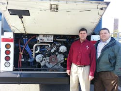 From left to right, Metro Transit Chief Mechanical Officer Carl Thiessen and COO Ray Friem. From left to right, Metro Transit Chief Mechanical Officer Carl Thiessen and COO Ray Friem.
