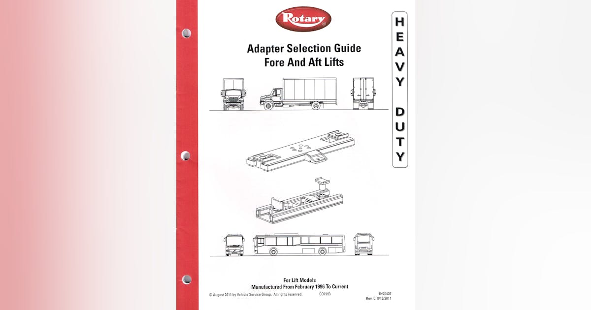 Rotary Lift Provides Guide to Finding the Right Heavy-Duty Lift ...