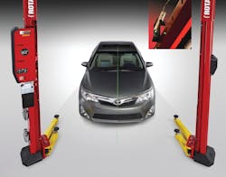 The Spotline Laser is now available for all rotary lifts. The Spotline Laser is now available for all rotary lifts.