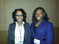 The affirmative team consisted of Raiesa Fraser and Avril Gordon Joseph of the Achievement First Brooklyn High School and part of the New York City Urban Debate League.