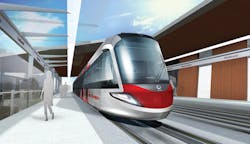 Alstom finalised a contract to provide 34 light rail vehicles and 30 years of maintenance services to the Rideau Transit Group (RTG) consortium that was selected to design, build, finance, and maintain the first line of the Ottawa Light Rapid Transit (OLRT) system.