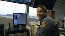 NJ Transit Police Lt. Maryelyn Conway said she uses the Mutualink information sharing system nearly on a weekly basis to coordinate and share information with other agencies. NJ Transit Police Lt. Maryelyn Conway said she uses the Mutualink information sharing system nearly on a weekly basis to coordinate and share information with other agencies.