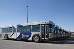 Sun Tran has placed 47 new alternatively fueled buses into service in the last six months. The move is part of a commitment by the agency to protect the environment and help clean up the air around the Tuscon area. Sun Tran has placed 47 new alternatively fueled buses into service in the last six months. The move is part of a commitment by the agency to protect the environment and help clean up the air around the Tuscon area.