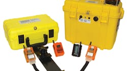 Grace Industries&apos; Track-Watch radio telemetry safety system, workers are provided with advanced warning of approaching trains, vehicles or rail equipment.