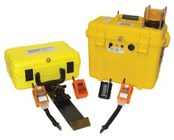 Grace Industries&apos; Track-Watch radio telemetry safety system, workers are provided with advanced warning of approaching trains, vehicles or rail equipment.