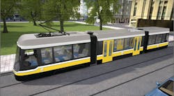 Brookville Equipment Corporation officially agreed to terms with DART Feb. 26, for the supply of two off-wire capable Liberty Modern Streetcars to the downtown Union Station to Oak Cliff extension project with an option for two additional streetcars. Brookville Equipment Corporation officially agreed to terms with DART Feb. 26, for the supply of two off-wire capable Liberty Modern Streetcars to the downtown Union Station to Oak Cliff extension project with an option for two additional streetcars.
