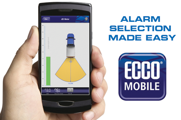 ECCO Mobile automatically generates a list of suitable products either by vehicle application or by measuring ambient work site noise using the app&rsquo;s built-in decibel meter.