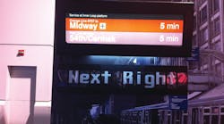 Global Display Solutions is partnering with E Ink to produce lightweight signs which use less power than a traditional LCD sign. Global Display Solutions is partnering with E Ink to produce lightweight signs which use less power than a traditional LCD sign.