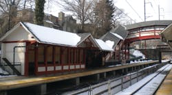 After the Allen Lane station was rebuilt on SEPTA's regional rail line, agency leaders said riders there have taken efforts to keep the station clean. After the Allen Lane station was rebuilt on SEPTA's regional rail line, agency leaders said riders there have taken efforts to keep the station clean.