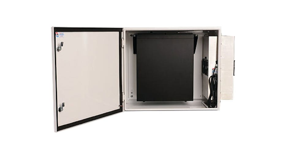 The DVR Cooler enclosure is for indoor or outdoor use and is built to NEMA standards, available in NEMA 4 configurations.