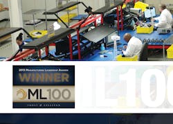 EAO Corporation of Milford, CT USA will receive two major industry accolades at the 2013 Frost and Sullivan Manufacturing Leadership (ML100) Awards.