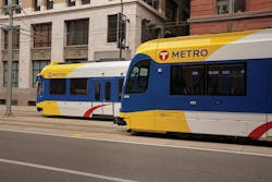 Metro Transit has purchased about 71,000 kilowatt-hours of wind-generated electricity to run its Hiawatha line for Earth Day. Metro Transit has purchased about 71,000 kilowatt-hours of wind-generated electricity to run its Hiawatha line for Earth Day.