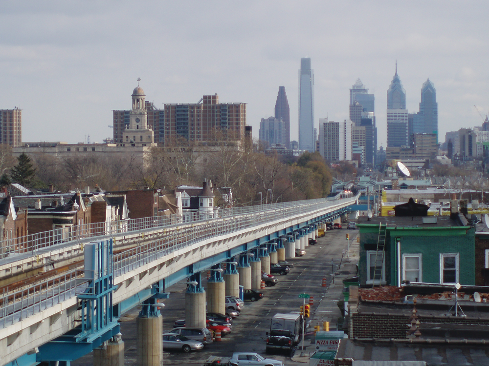 SEPTA stations across its EL line, which is the workhorse of the system.