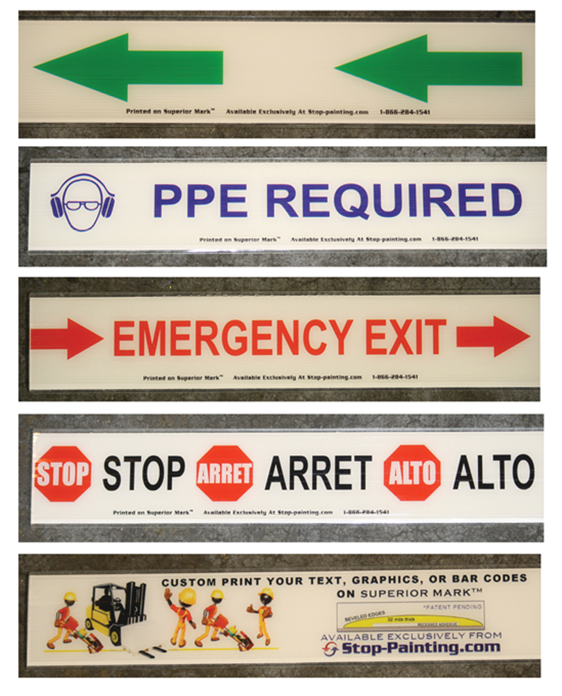 Stop-Painting.com, the e-commerce website of InSite Solutions, LLC offers new customizable option to their already popular Superior Mark floor marking tape line.