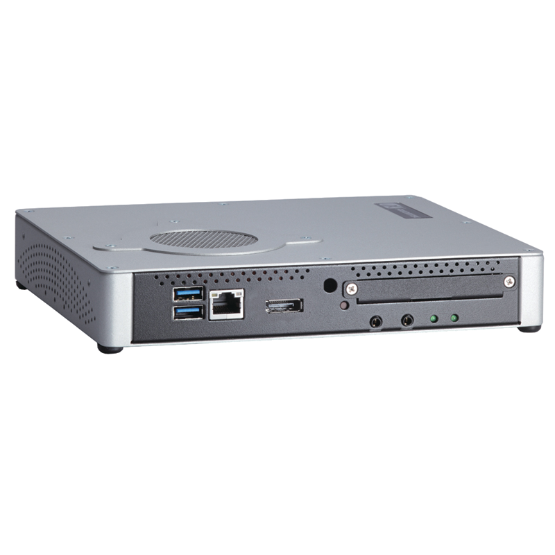 The high performing DSB500-870HM comes with a DDR3 1066/1333/1600 MHz SO-DIMM slot with up to 8 GB memory and a pluggable 2.5&rdquo; SATA HDD for efficient operating system and storage.
