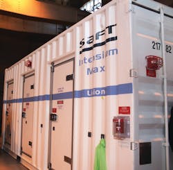 SEPTA put a battery into one of its electrical substations that catches regenerative braking energy, then feeds it back into the electrical system. SEPTA put a battery into one of its electrical substations that catches regenerative braking energy, then feeds it back into the electrical system.