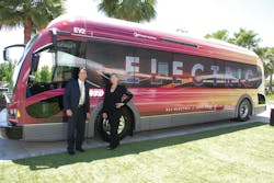 On May 20, San Joaquin RTD publicly unveiled its two EcoRide buses, funded through a $2.56 million grant from the California Energy Commission. On May 20, San Joaquin RTD publicly unveiled its two EcoRide buses, funded through a $2.56 million grant from the California Energy Commission.