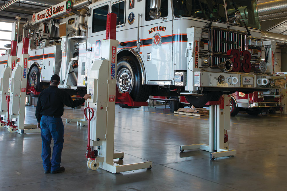Stertil-Koni announced it has found seven critical steps to safely lifting heavy-duty vehicles.