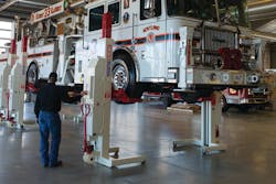 Stertil-Koni announced it has found seven critical steps to safely lifting heavy-duty vehicles.
