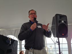 Ray Pittard, president of Thermo King North America, spoke at the Thermo King Bloomington 75th anniversary celebration on May 4. Ray Pittard, president of Thermo King North America, spoke at the Thermo King Bloomington 75th anniversary celebration on May 4.