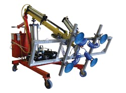 The VLSC powered vacuum lift removes and installs side windows. The VLSC powered vacuum lift removes and installs side windows.