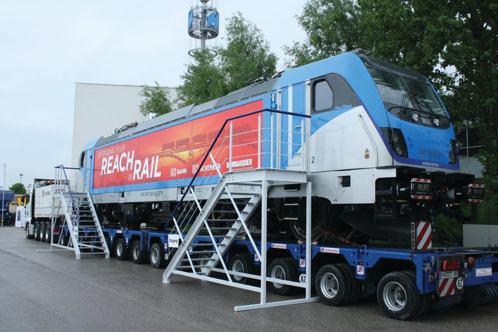Bombardier unveils Traxx AC Last Mile locomotive at Transport Logistic 2013