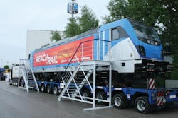 Bombardier unveils Traxx AC Last Mile locomotive at Transport Logistic 2013