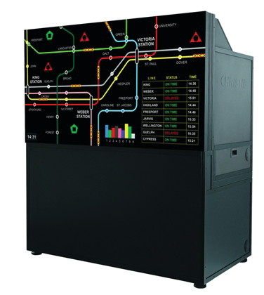 Christie's new HB video wall cube is described as a 'bigger and better' addition to the projection cube lineup.