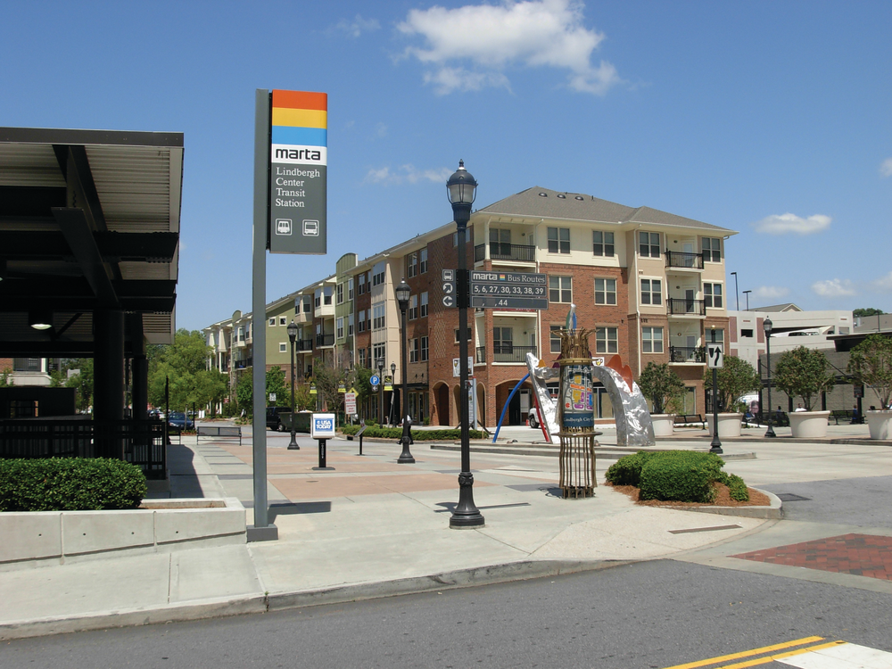 MARTA's existing Lindbergh transit-oriented development.